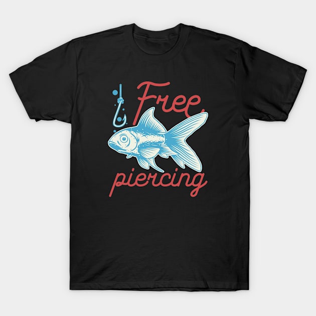 Free Piercing T-Shirt by JabsCreative